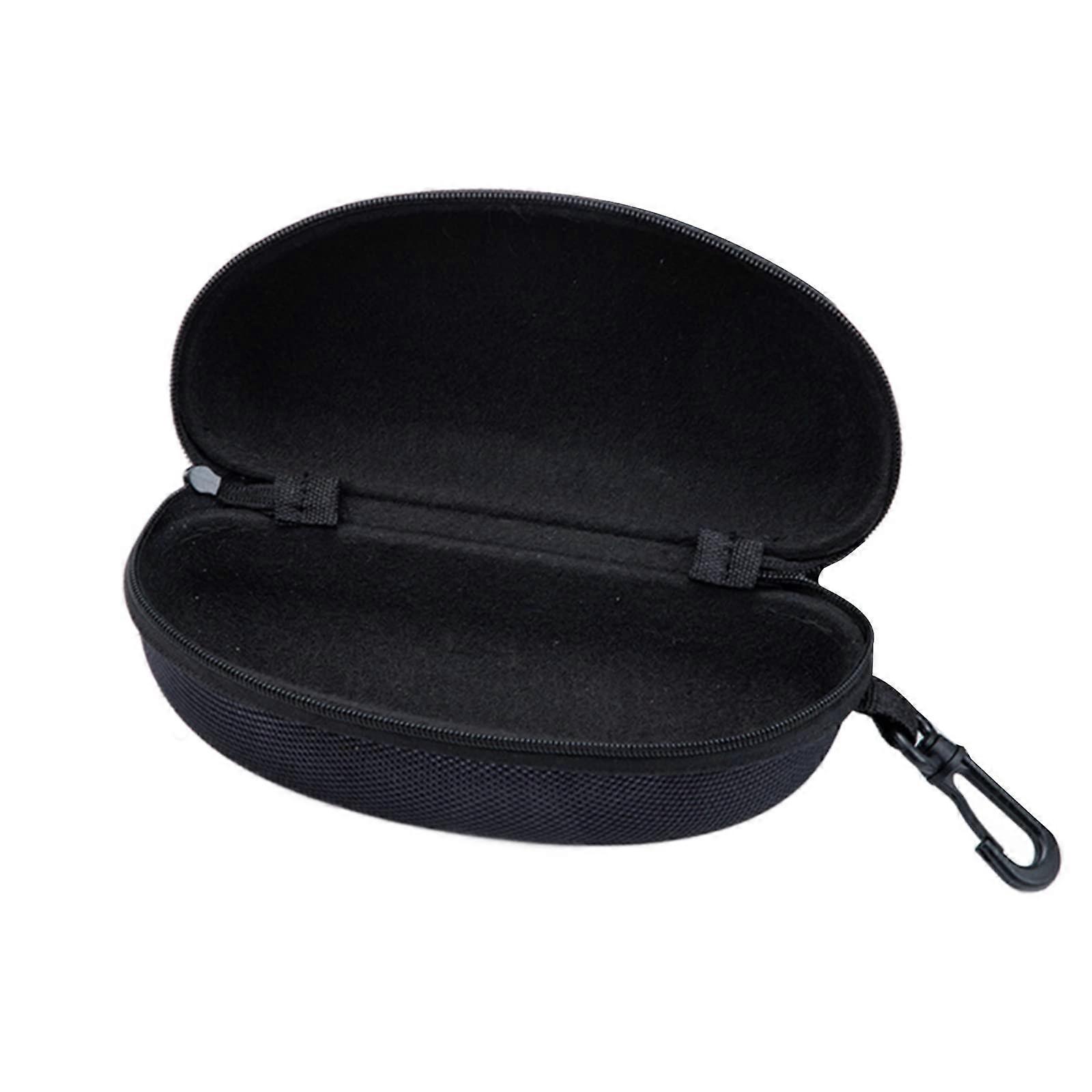 Hard Case Waterproof Zipper Portable Black Glasses Case