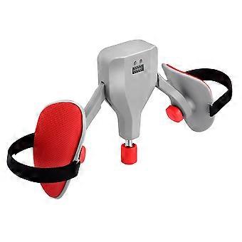 Inner Thigh Exercise 360 Degree Adjustable Thigh Muscle Exerciser Multifunctional Buttocks Trainer Gym Equipment Light Gray