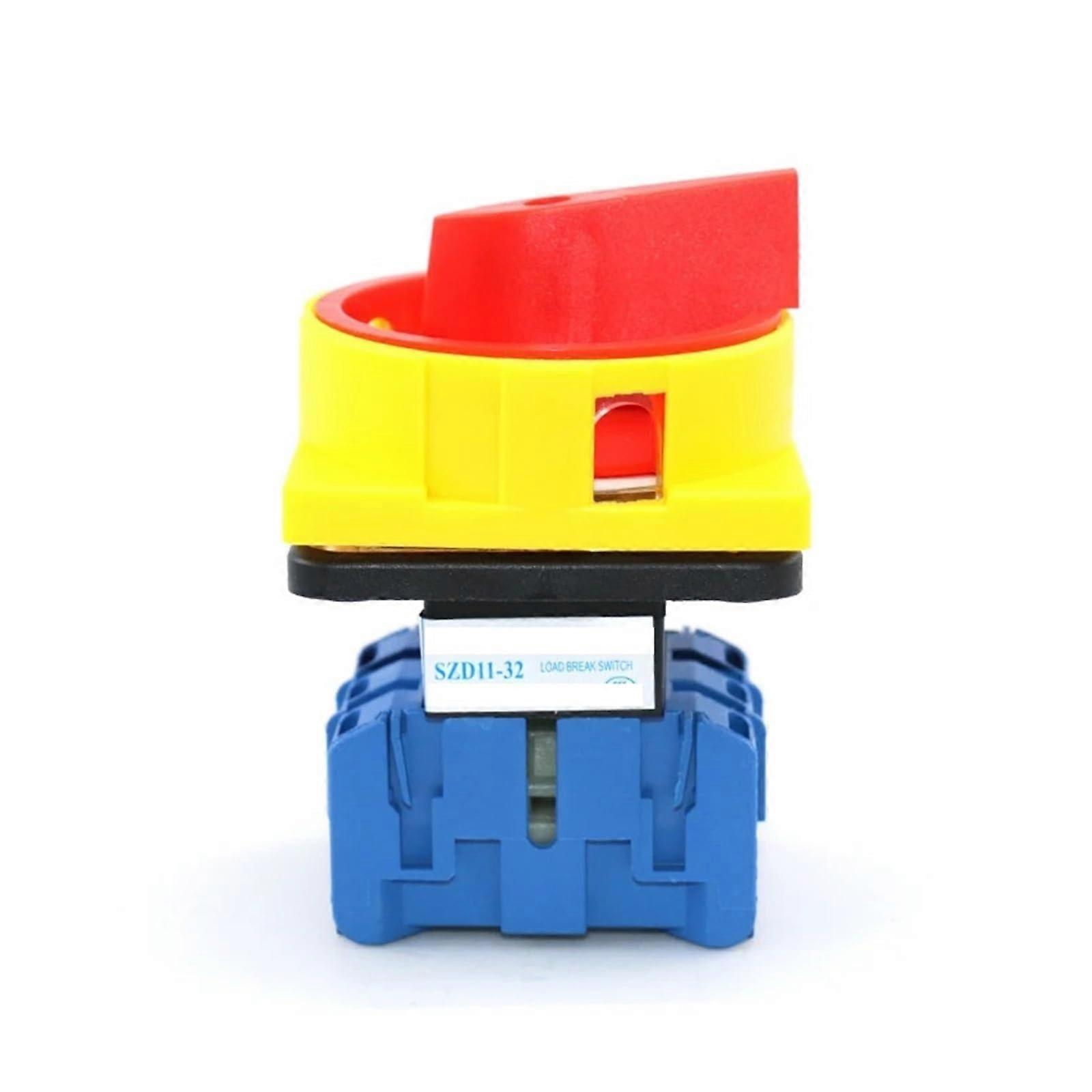 SZD11-32/300010 32A 3-Poles Off-On 2-Position Isolator Load Break Disconnect Switch With Padlock Panel Changeover