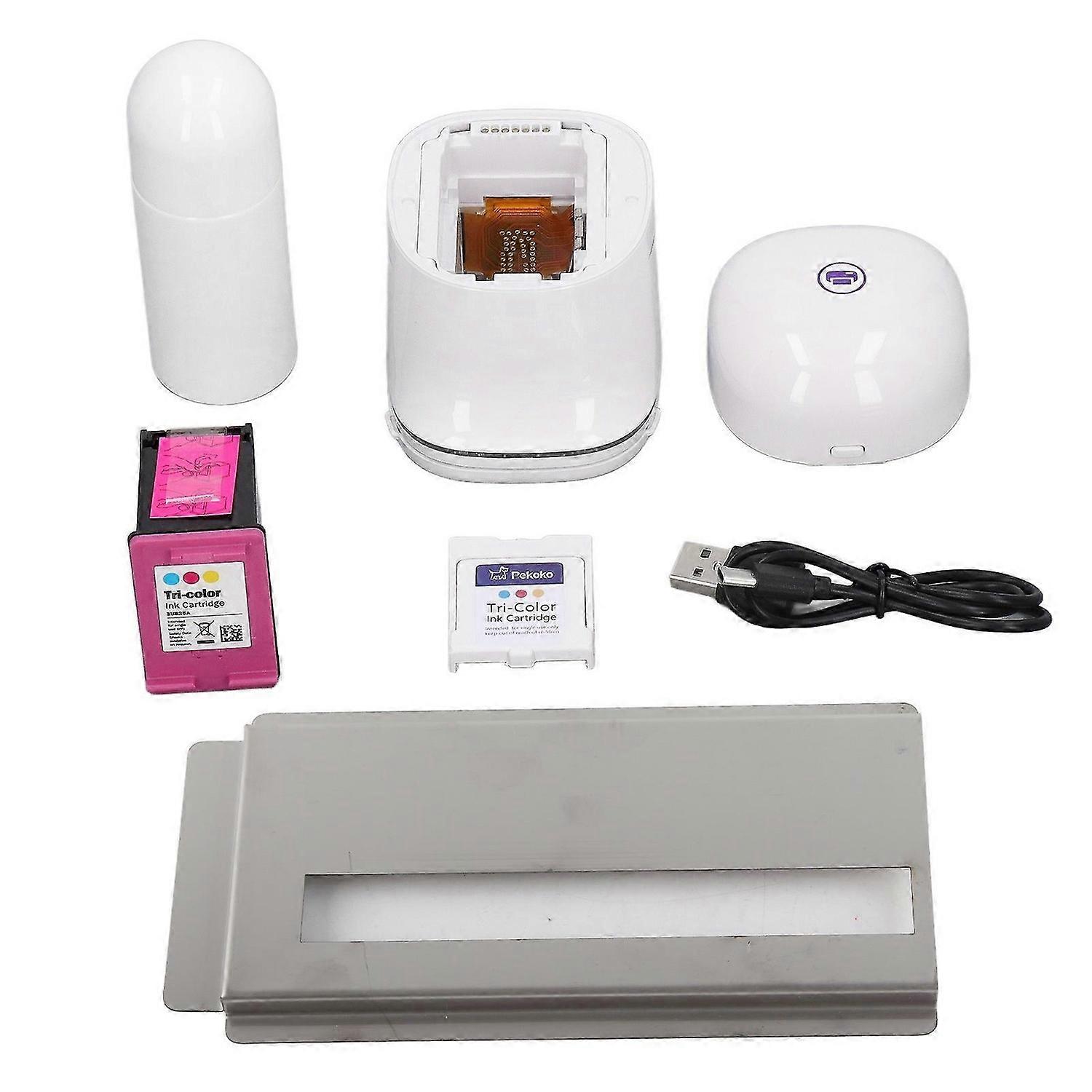 Handheld Wireless Printer 4 Core CPU Large Capacity Battery Color Printing Smoothly Output Portable Mini Inkjet Printer