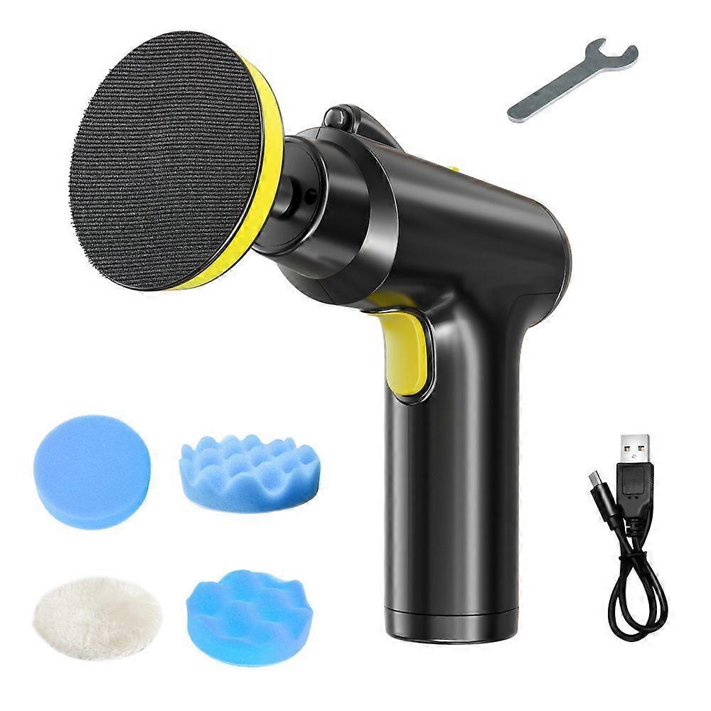 4 Pollici Cordless Auto Buffer Lucider Portatile Lucidatura Cerera Kit 1600rpm max jy