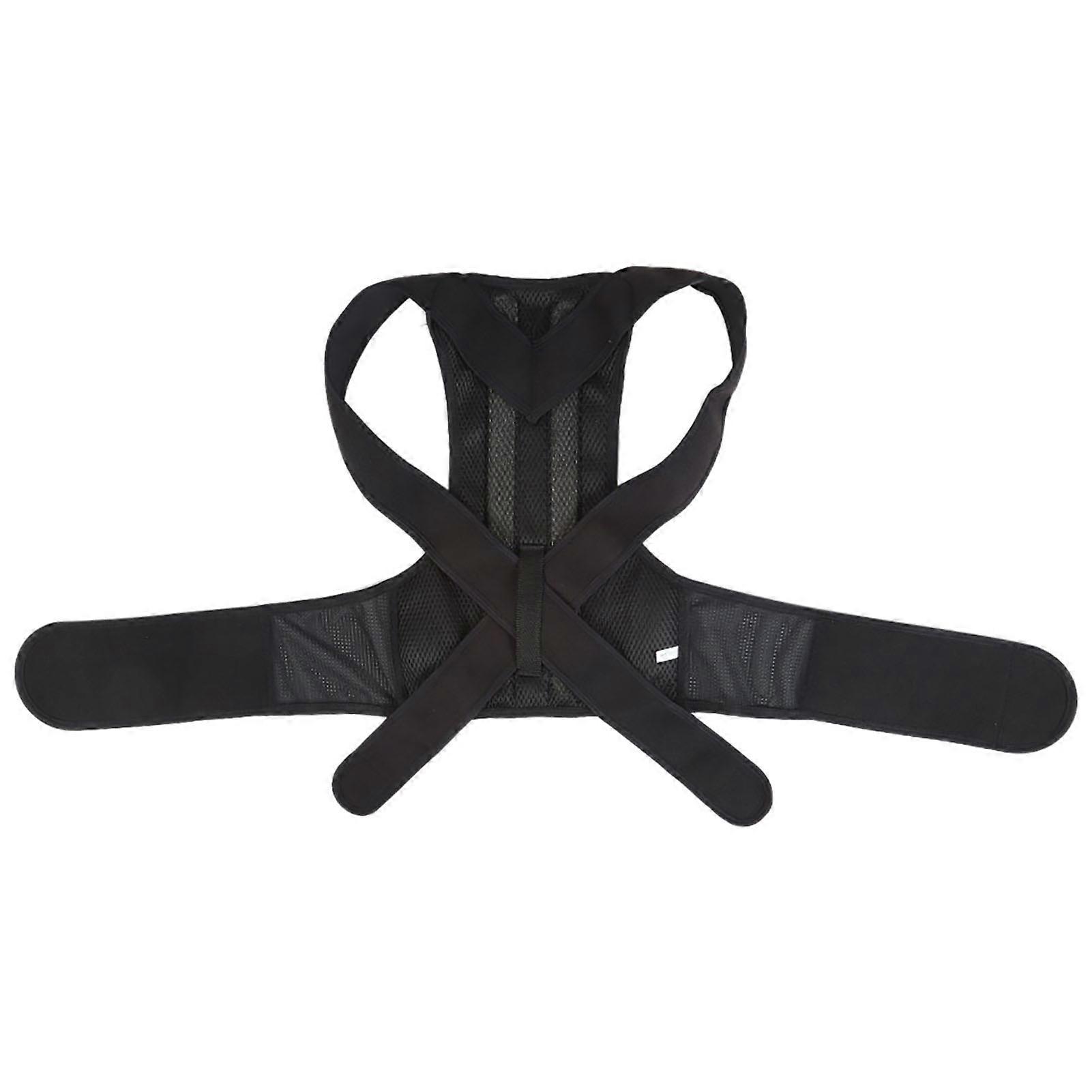 Black Adjustable Humpback Correction Belt Posture Corrector Back Pain Relief Corrector