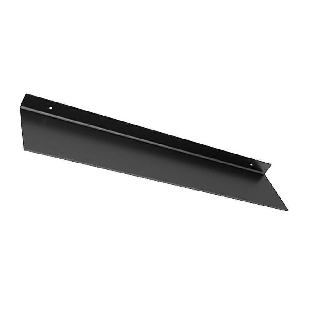 Wall Mounted Shower Storage Rack Black 30X12.5X3CM Toothbrush Holder Minimalist Homeowners