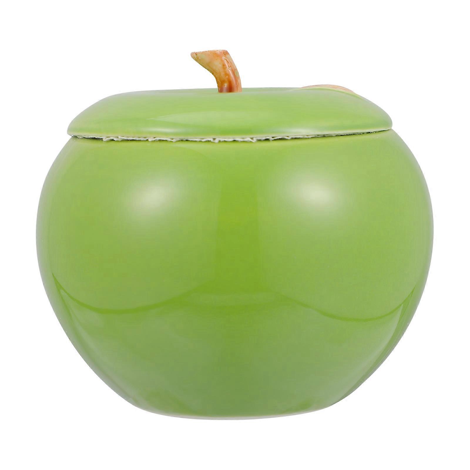 1pc Christmas Tea Bottle Desktop Food Container Creative Candy Storage Jar with Lid