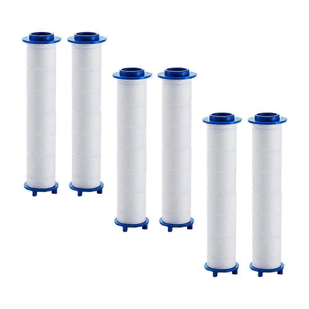 Water Purification Shower Filters Replacements Cylindrical For Bathroom 6Pcs
