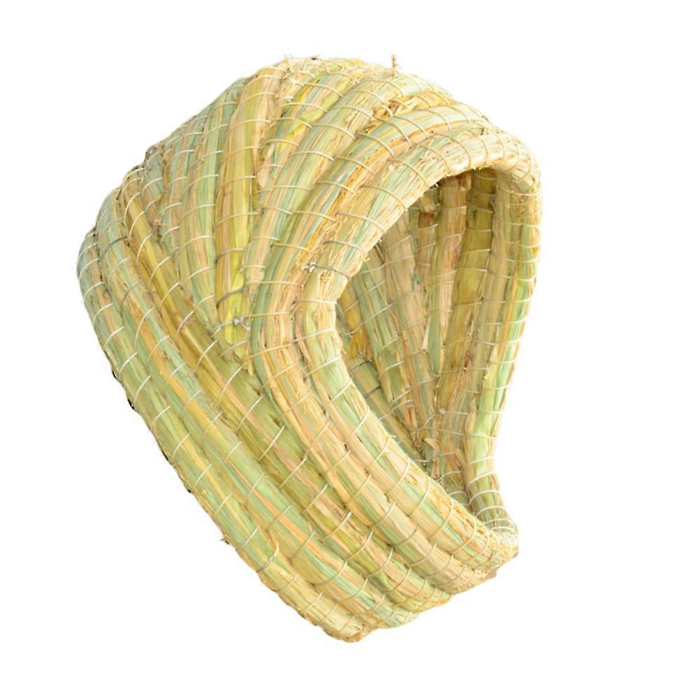 Cave Bed Hamster House Material Round Platform Design for Sleeping Small Animals Private Space 1 Set