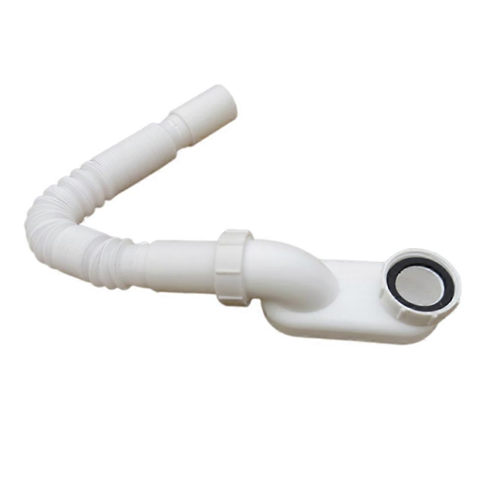 Shower Drain Pipe Bathtub Drain Hose Adjustable Length For Bathroom Use 1Set