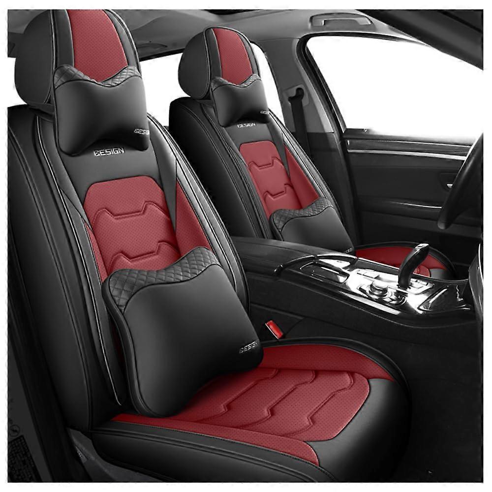 Car seat cover set for MB ML Class, blackred luxury version.