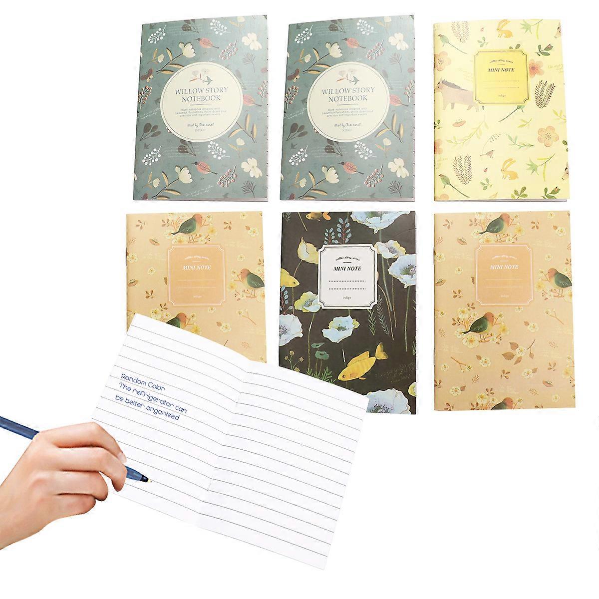 Portable Notebook Small Blank Notebook Assorted Color 12 x 8.5 x 0.2 Cm 50Pack