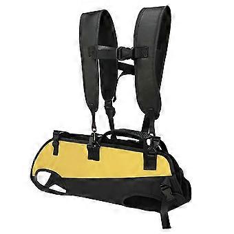 2025 Four Legged Pet Travel Bag with Breathable Oxford Fabric Adjustable Shoulder Strap Carrier Bag For Small to Large Breeds  Yellow S