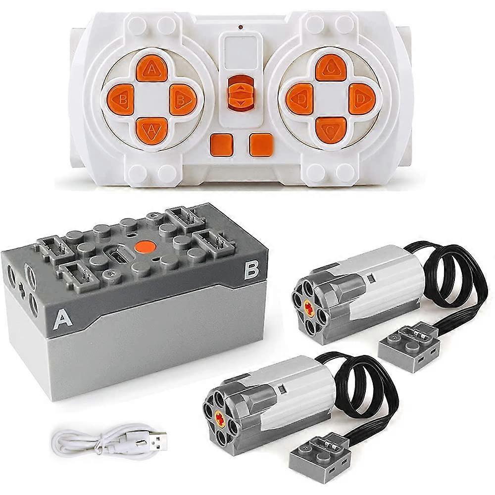 1 Set Power Function Motor App Remote Control Programming
2 Medium Motor Set DIY Creative Building Block for Children