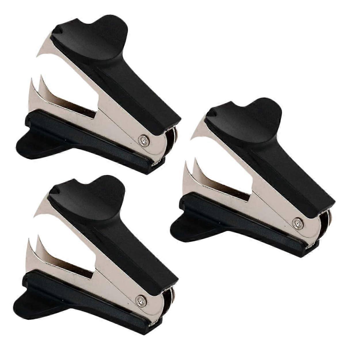 Portable Staple Remover 3-Pack Durable Ergonomic Design for Effortless Staple Removal at Office School Home