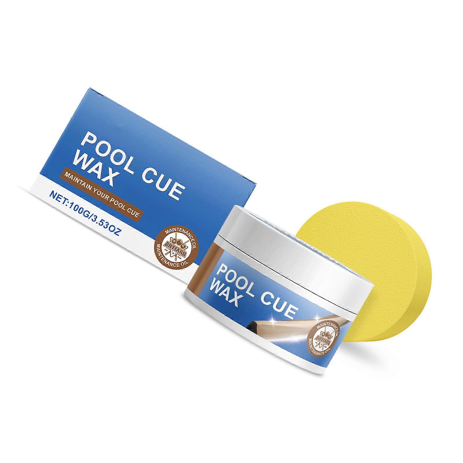Queue Pflege Wachs Pool Stick Pflege Wachs 100g Pool Queue Schutzwachs Snooker Queue Wachs Billard Stick Conditioner Wachs Mehrfarbig