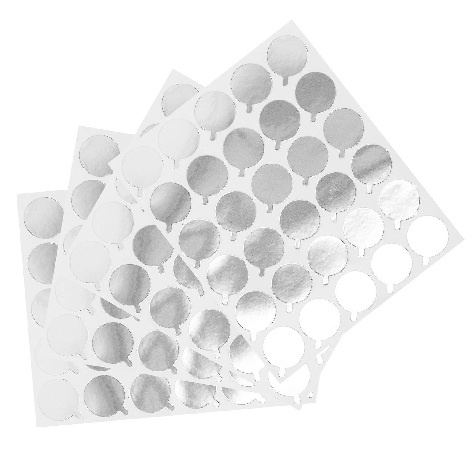 Eyelash Extension Grafting Pad with Disposable Glue Pallet for Salon Beauty Use Silver Tin Foil 3 Packs