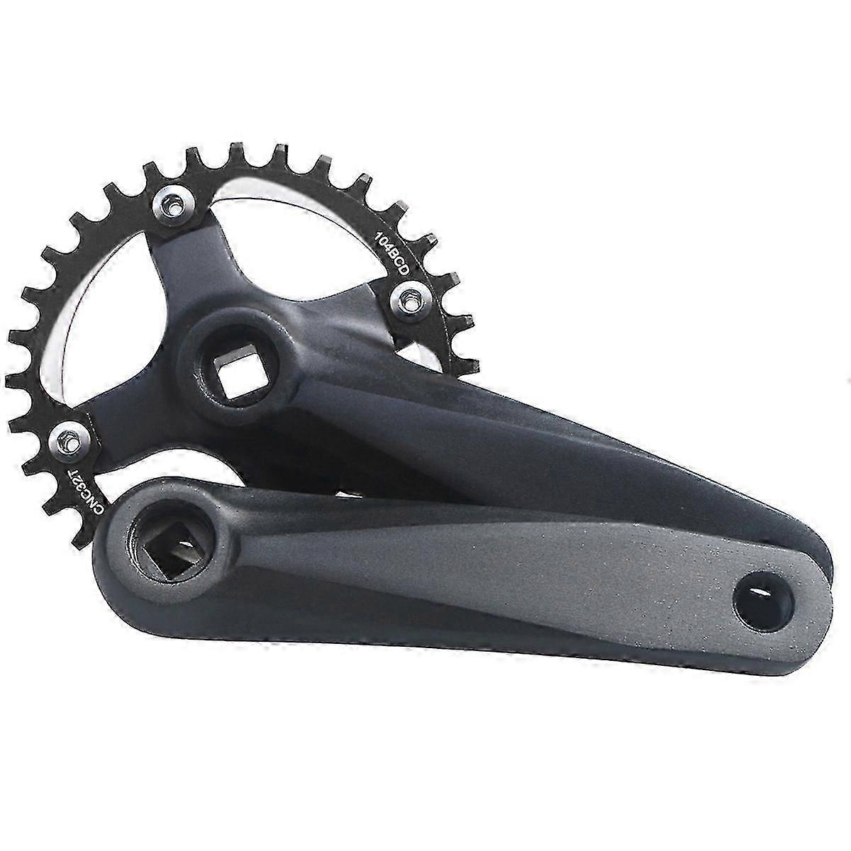 152 mm cykelvevarm fyrkantigt vevparti 32T smalt brett singelväxlat kedjekrans vevparti