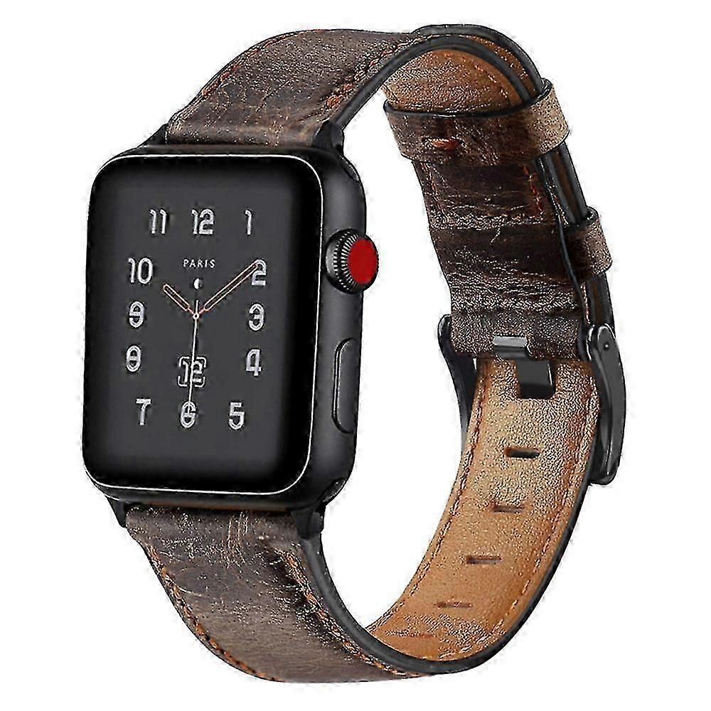 compatible with apple watch band,leather replacement band compatible