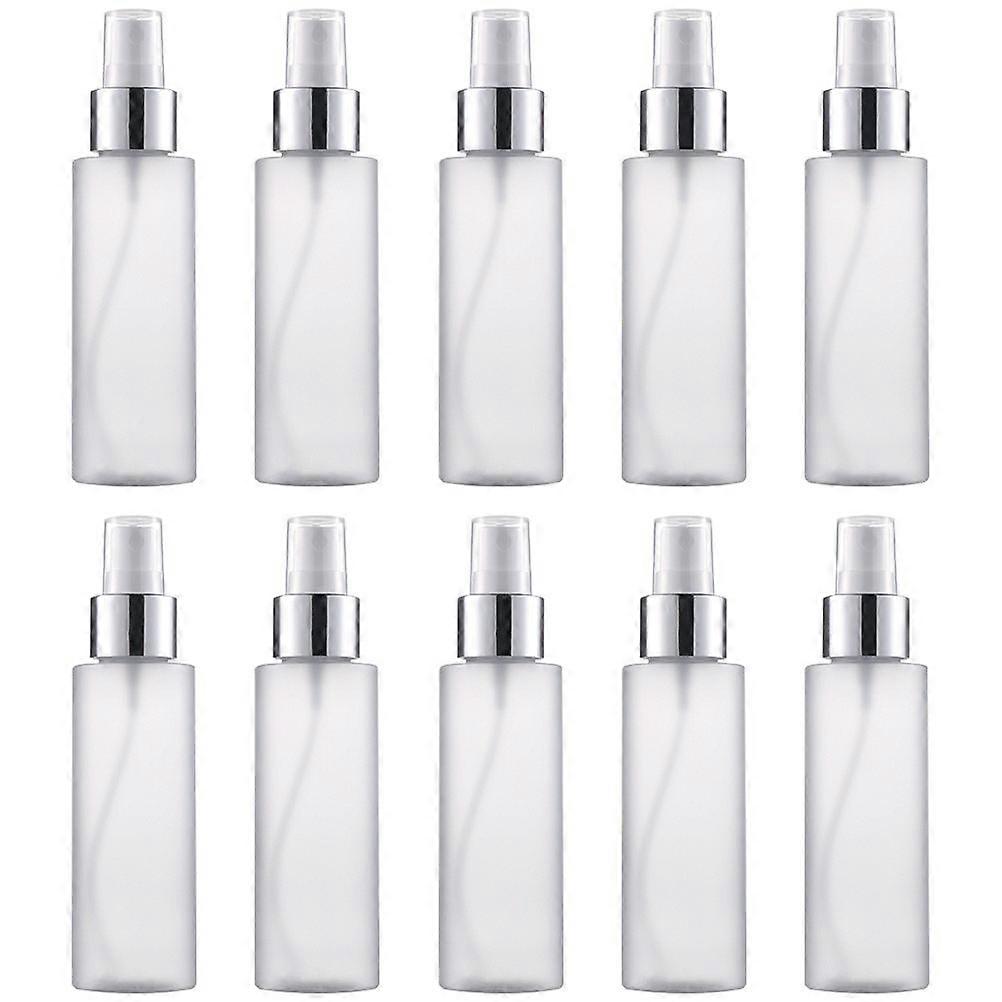 Small Spray Bottle for Cosmetics Refillable Travel Perfume Atomizer Durable Plastic White 10Pcs