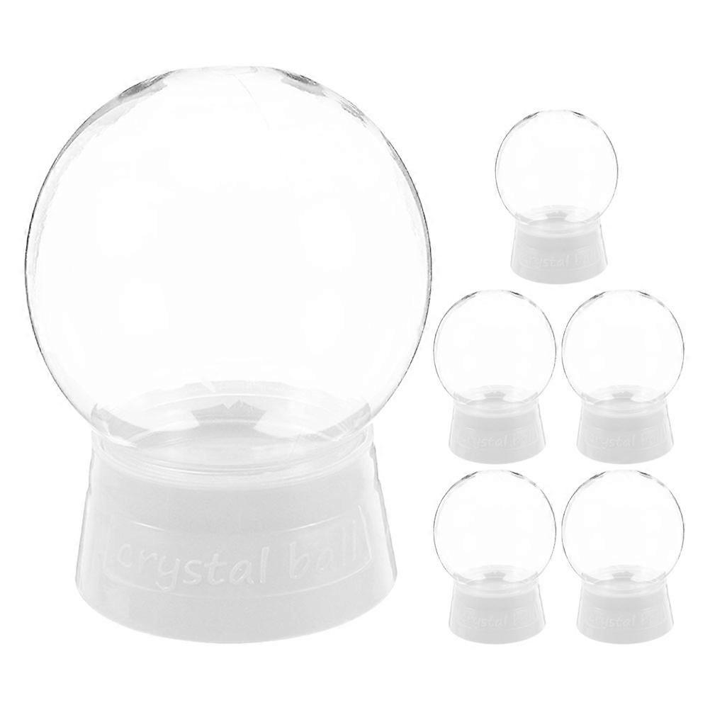 Empty Snow Globe Diy Project For Office Decoration 11.00X8.00X8.00CM 6Set