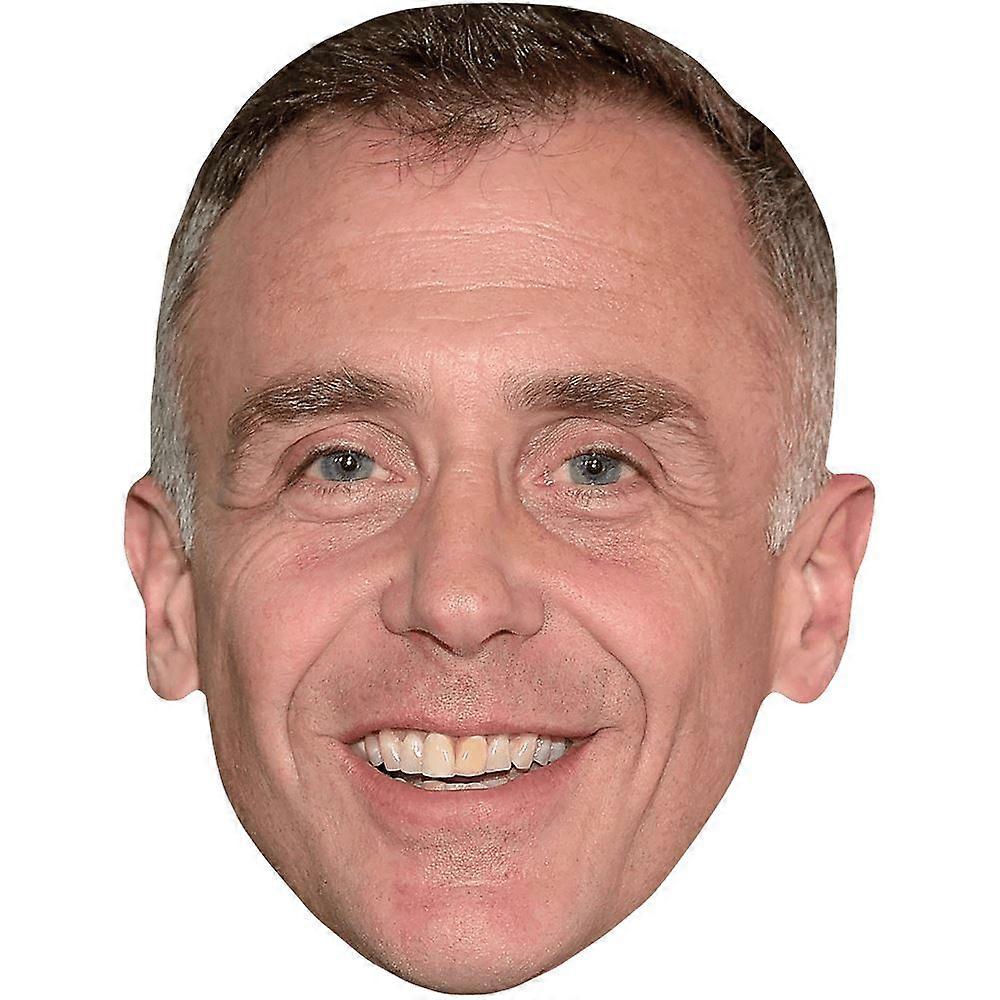 David Eigenberg (grått hår) kändismask, platt kort ansikte