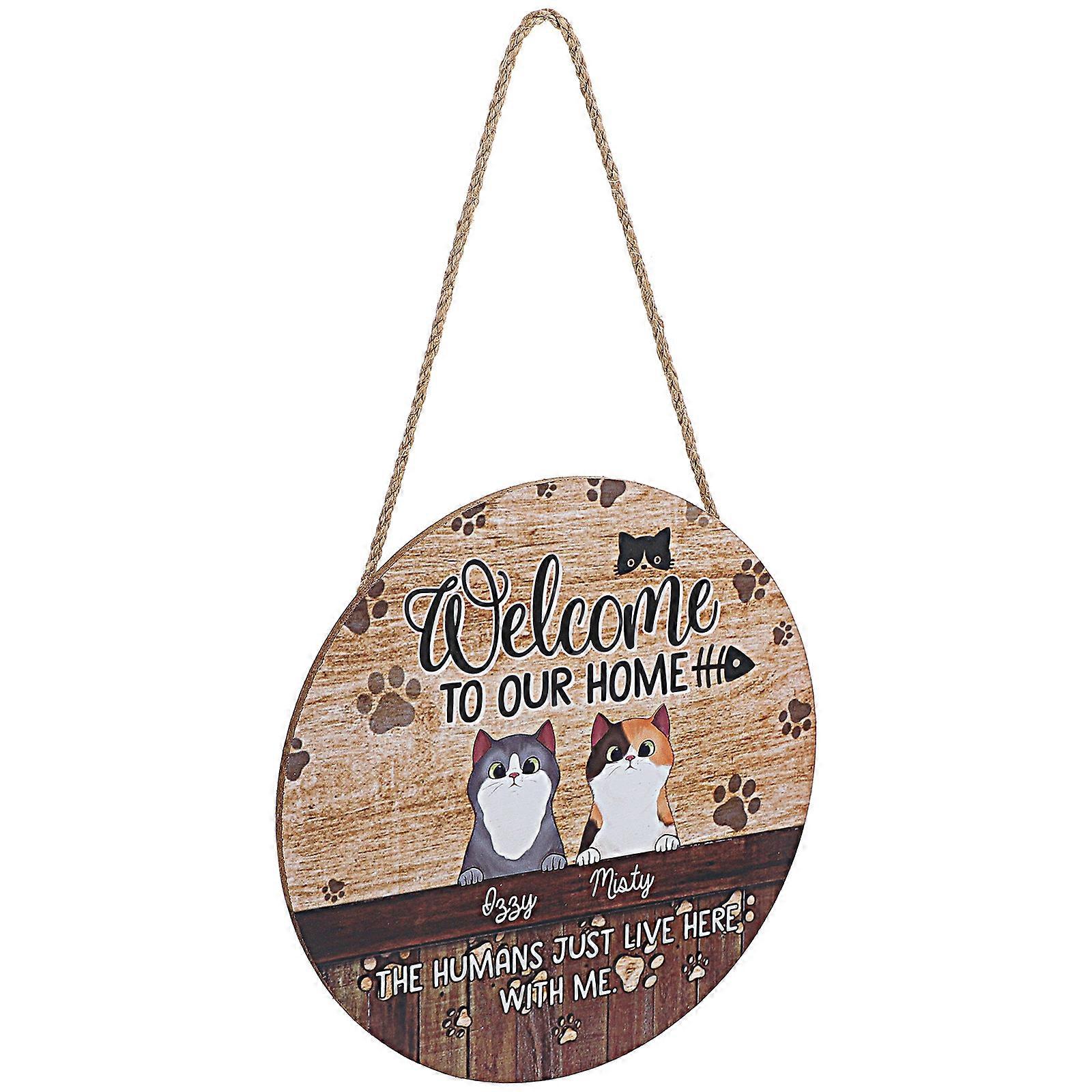 장식용 간판, 현관문 환영 사인, 이사 축하, 생일 축하용 1개