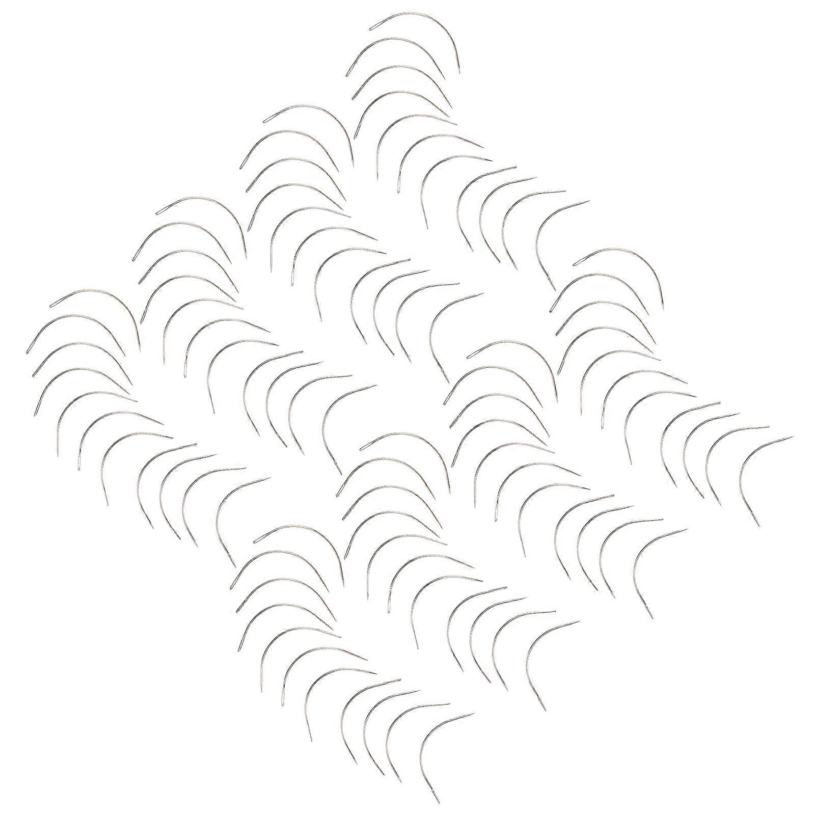 100pcs Upholstery Sewing Needles Curved C Type Needles