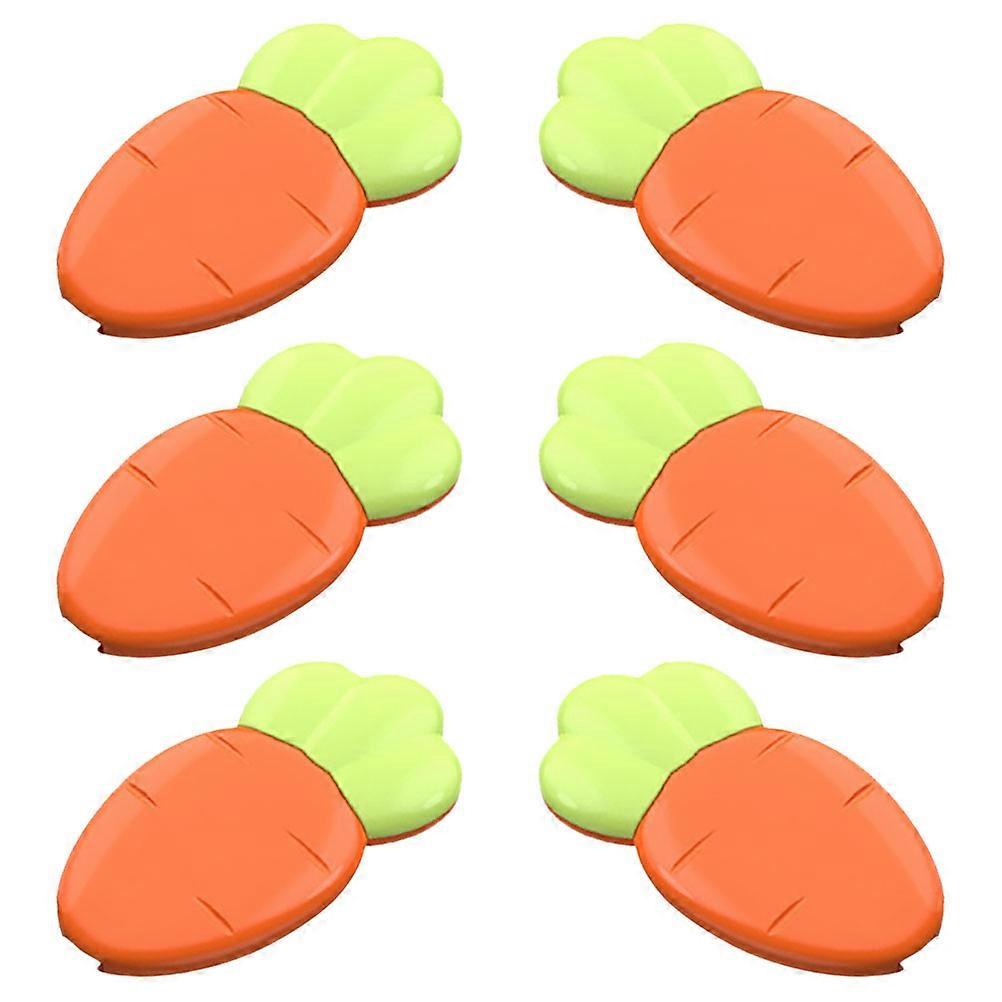 Small Safety Pins ABS Material Versatile Use For Papers Fabrics 6Pcs