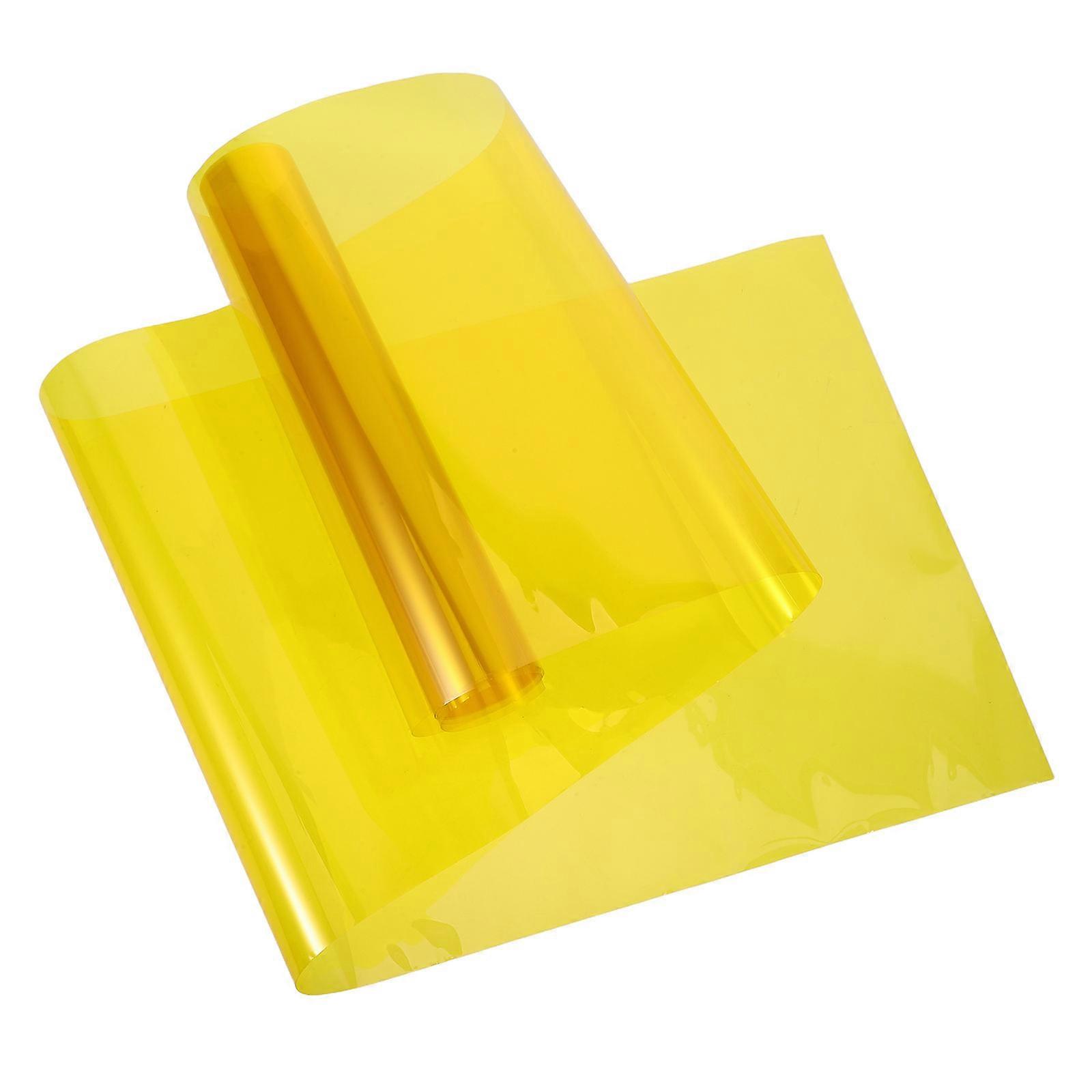 Color Temperature Adjusting Light Filter Sheet For Videographers And Professionals 200X30CM Yellow 1Pack
