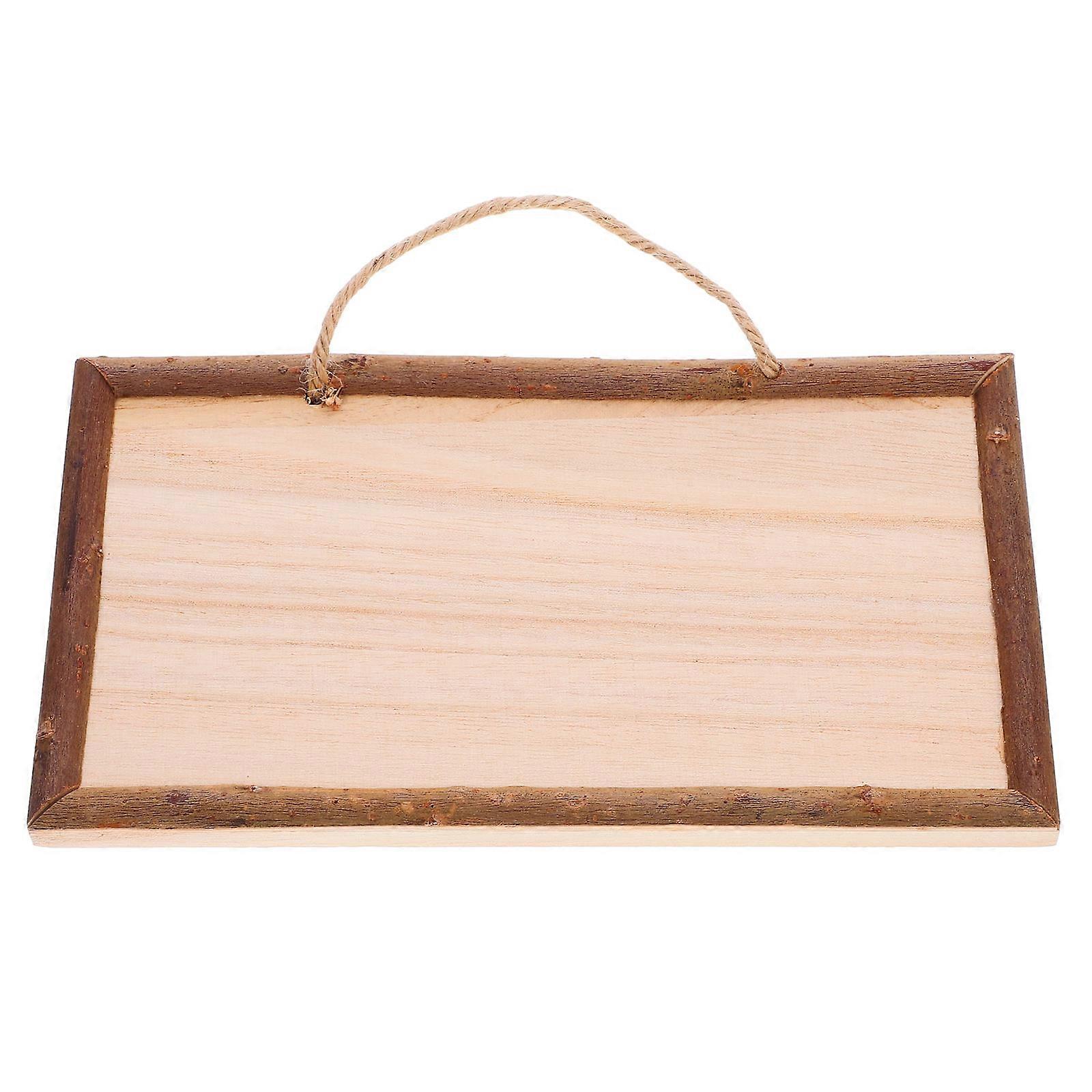 Wooden Sign for Decoration Unique Sturdy Handcrafted Blank Store Plaque Multi 6.5 Inches