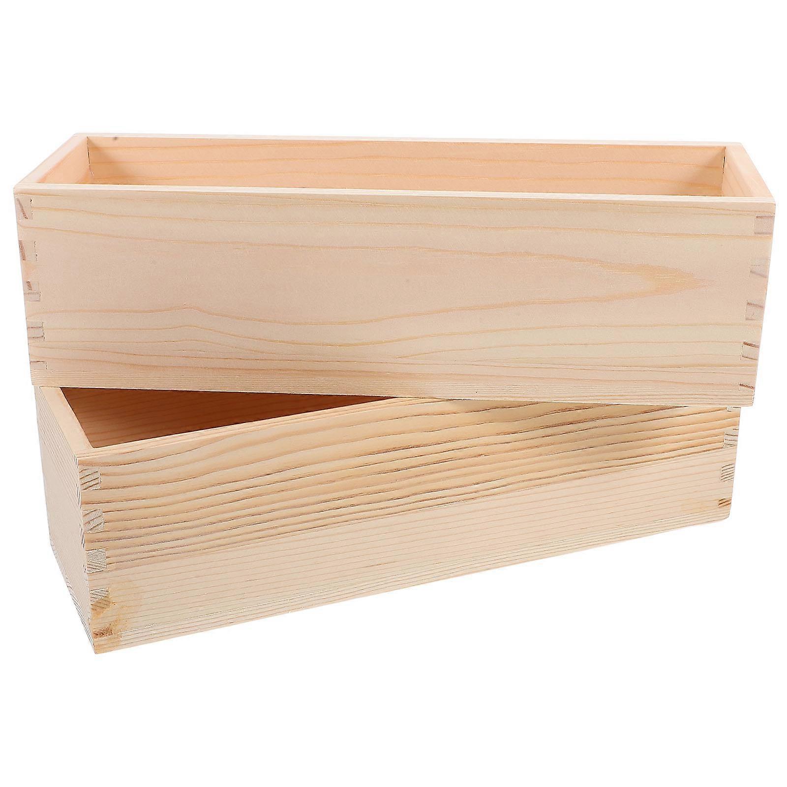 Wooden Box Soap Mold for DIY Craft Making Tool Handmade Soap Mold with Beige Color and Reliable