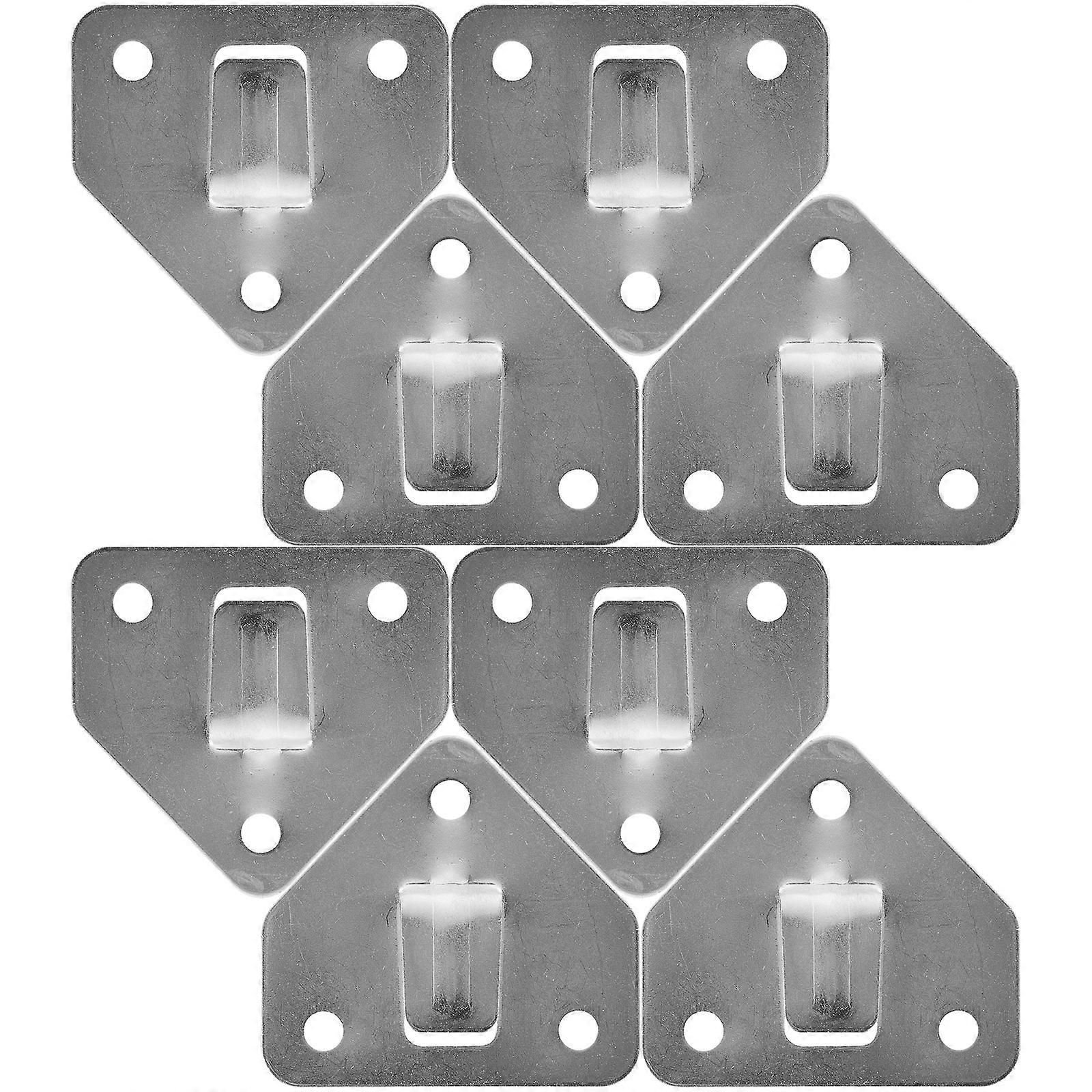 Wall Mounted Fire Extinguisher Bracket Space Saving Quick Access Iron 8Pcs