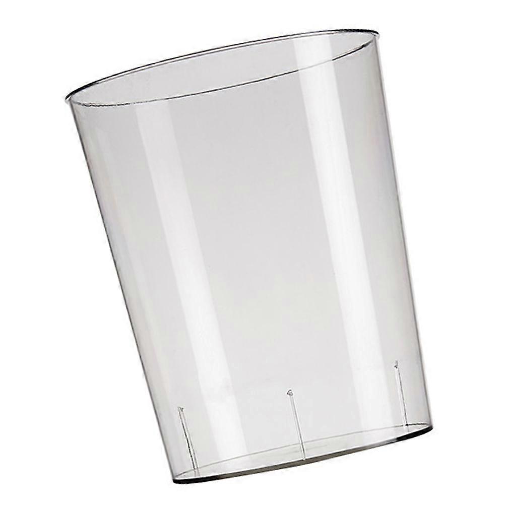 Transparent Plastic Waste Paper Basket MultiPurpose Storage Bin Stylish Design for Home and Office 1Pc