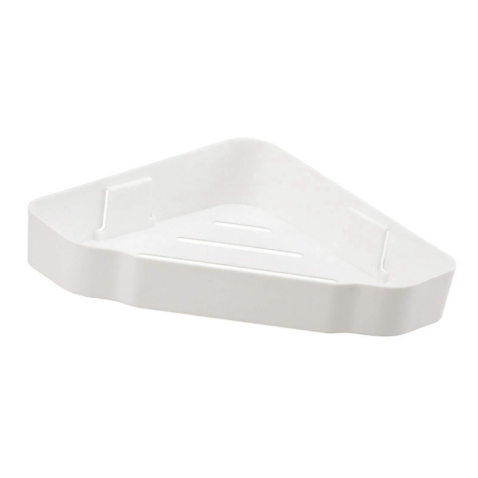 Multifunctional Large Capacity Corner Storage Shelf - Simple Plastic Bathroom Shower Organizer for Space-Saving & Easy Access