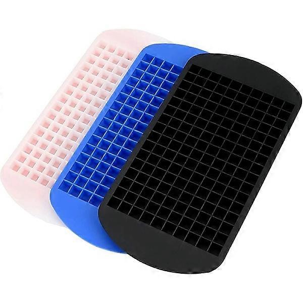 Round and Square Shape, Ice Cube Tray, 2 Pcs Mold with Spill-Proof Lids, Flexible, Easy to Push Out
