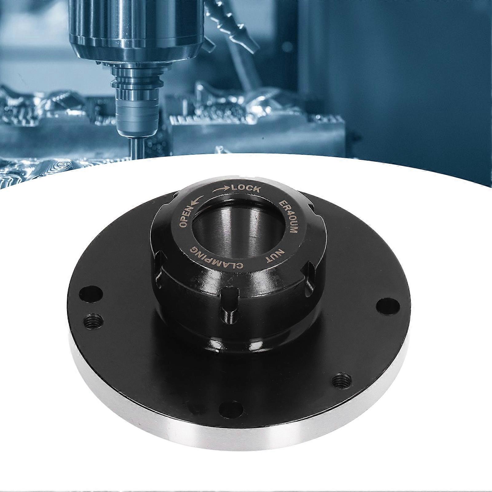 Collet Chuck 125mm Diameter 7 Holes Mill Collet Chuck Lathe Tool for CNC Milling Engraving Machine 