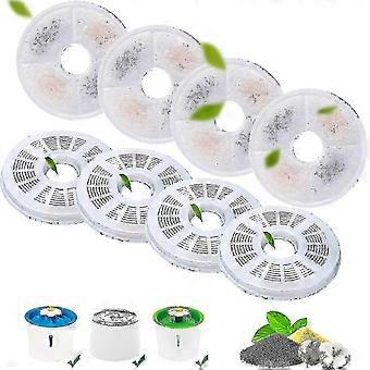 6/8 Pack Cat Water Fountain Filter Compatible With Catit, Replacement