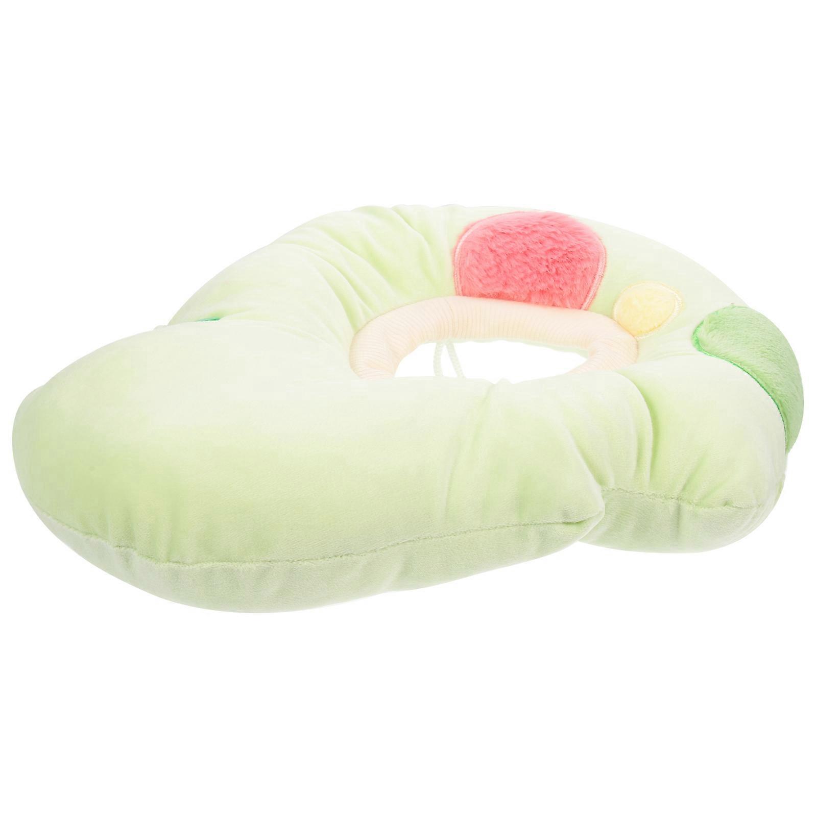 Comfortable Cat Cone Collar After Surgery Lightweight Prevent Scratching For Cats 28X20X3cm Green 1Pack