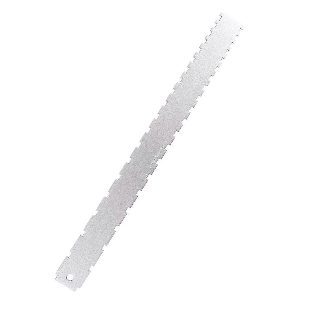 Aluminum Fingerboard Height Gauge Guitar Setup Tool for Accurate Leveling and Adjustment Silver