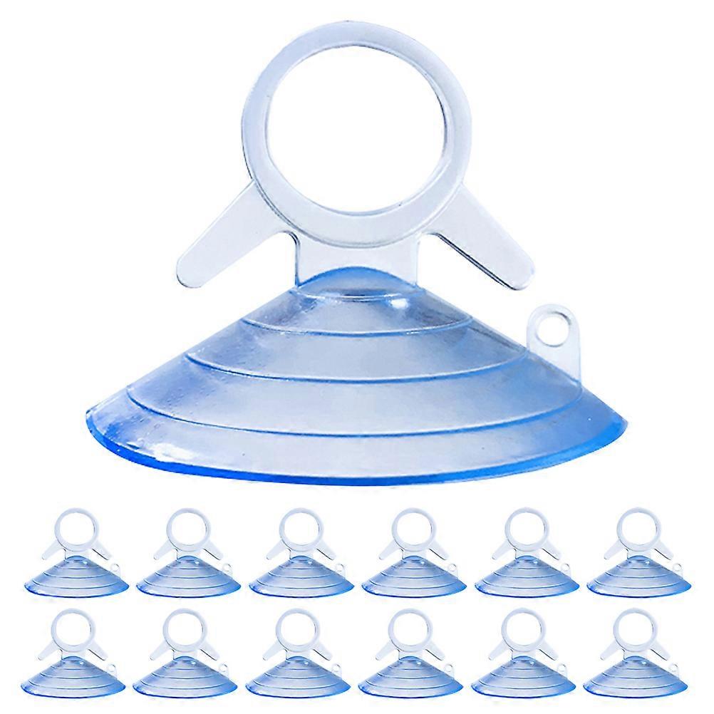 100pcs PVC Clear Suction Cups Strong Sucker Pads for Window Mirror Shade Hold Easy Install for Home Office Use