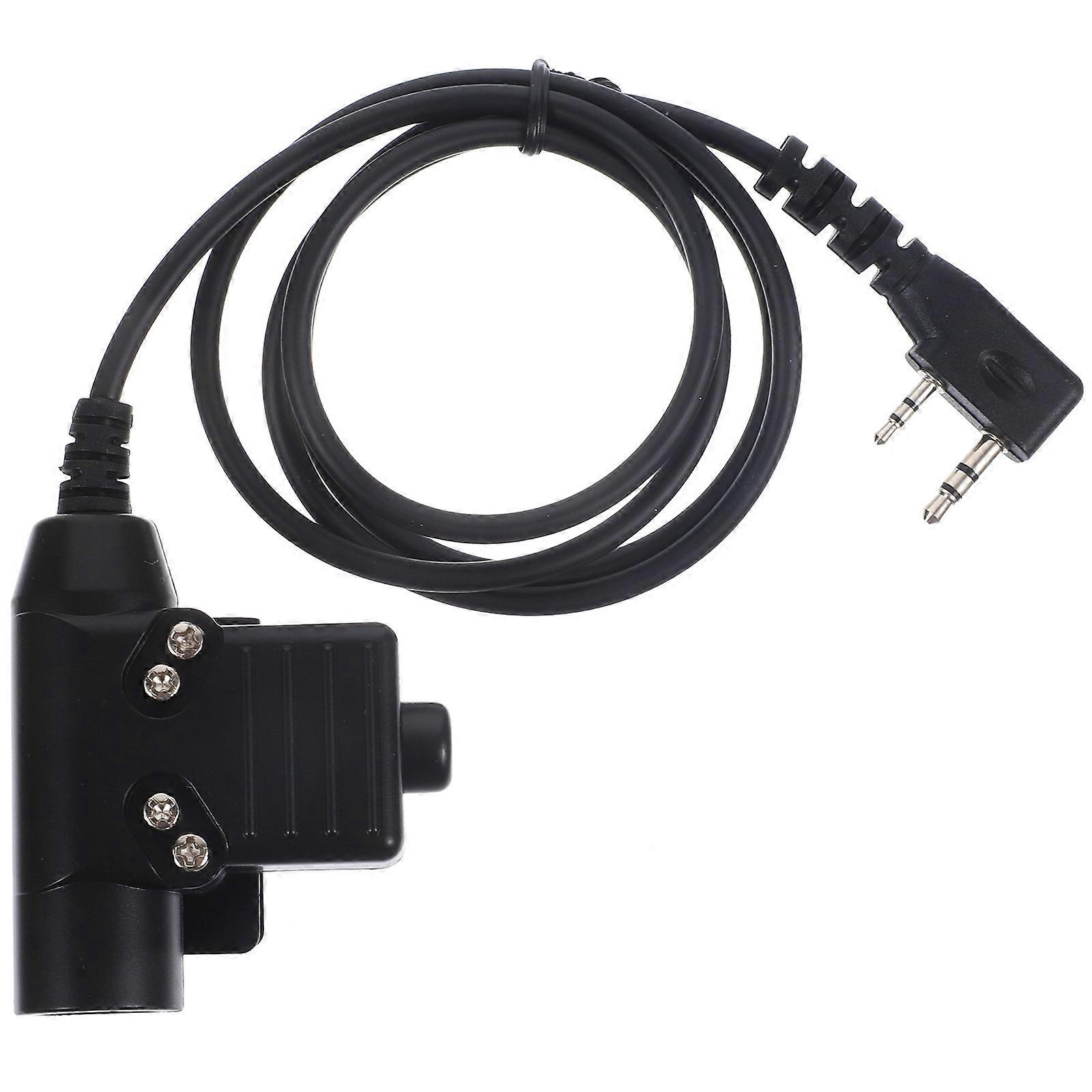 Headset Adapter for Communication Black Portable Design 1Pcs Asb Copper Rubber Magnet