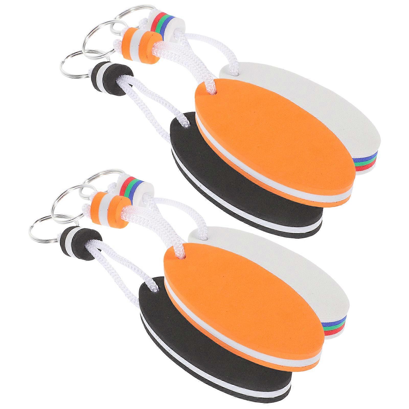 6pcs Floating Keychains for Water Sports – Lightweight, Brightly Colored Key Rings for Swimming, Surfing, and Boating