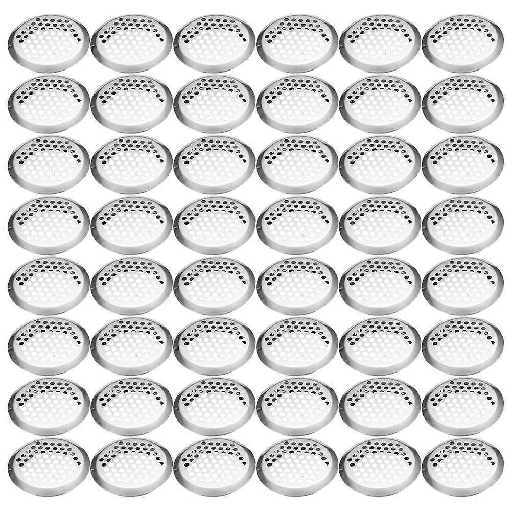 Stainless Steel Round Air Vent Hole For Cabinets 35Mm Diameter Durable And Easy To Install 100Pack