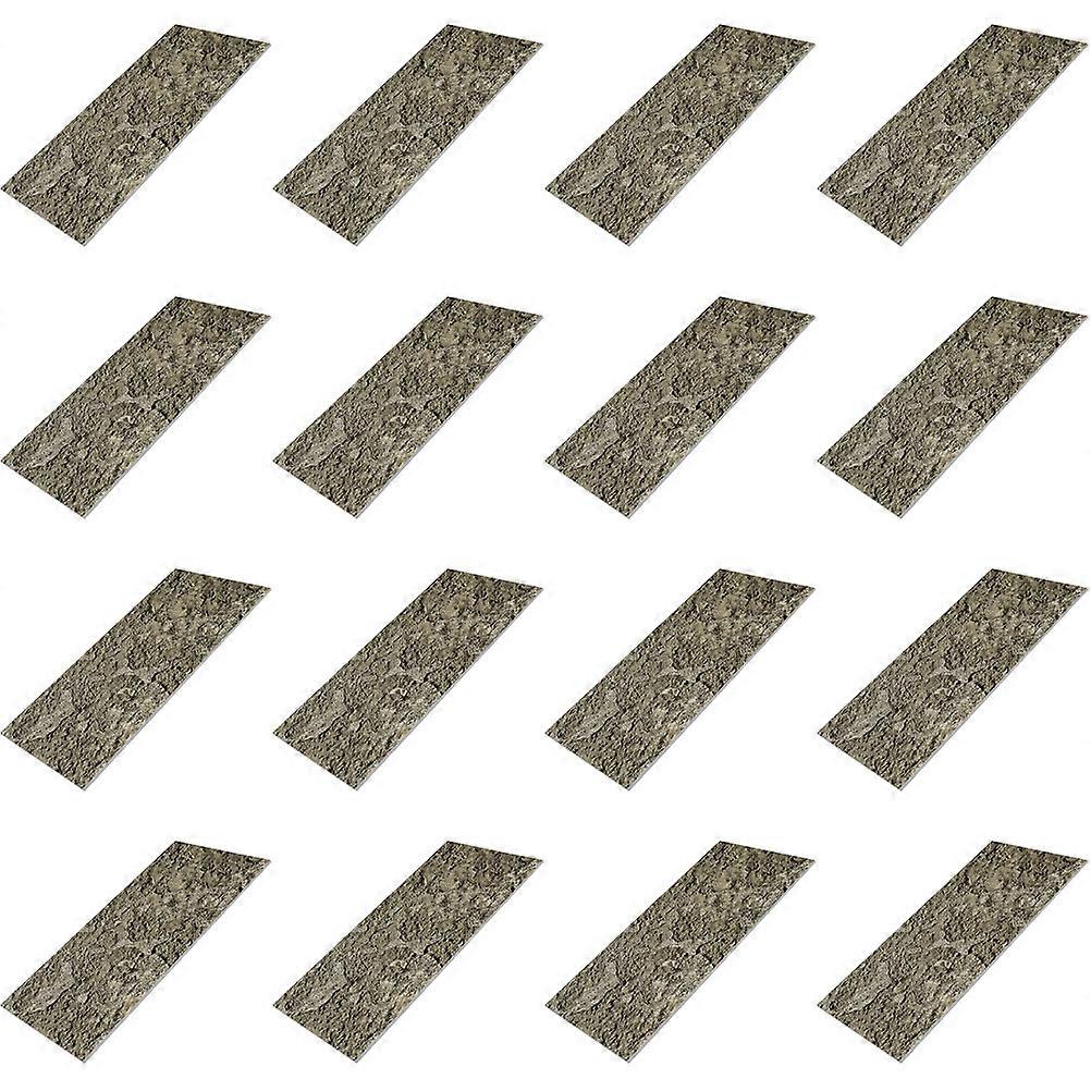 Moisture Resistant Square Kitchen Tile Stickers 16Pcs For Homeowners With Matte Finish Design