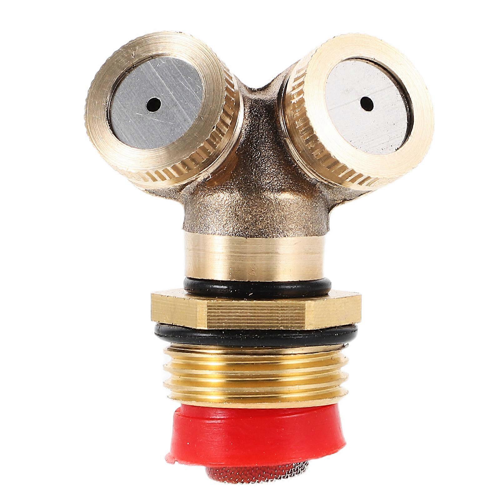 Adjustable Brass Nozzle Automatic Lawn Sprinkler for Efficient Garden Irrigation, Cooling, and Misting