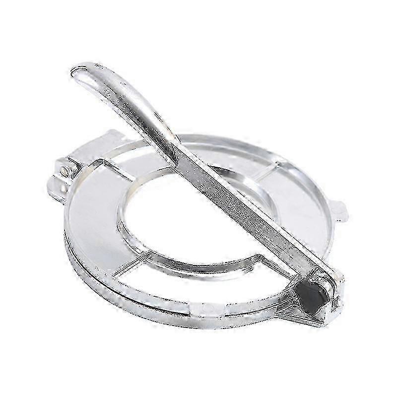 مكبس تورتيلا من الحديد الزهر 20 سم - صانع تورتيلا للشباتي والروتي والخبز (1 قطعة)