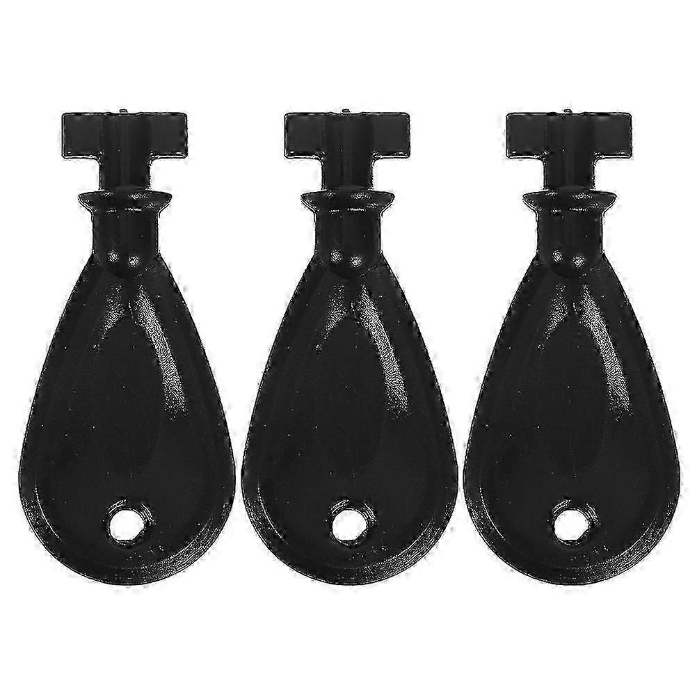 Multi-Purpose Plastic Dispenser Keys (3-Pack) for Toilet Paper & Towel Holders