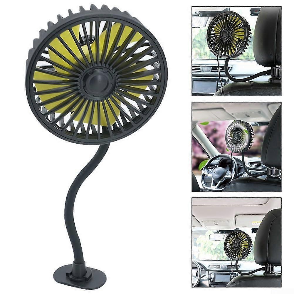 Car Cooler, Portable Automotive Fan with Encrypted Network, Stable Wind Speed, Compact Design for All Vehicles