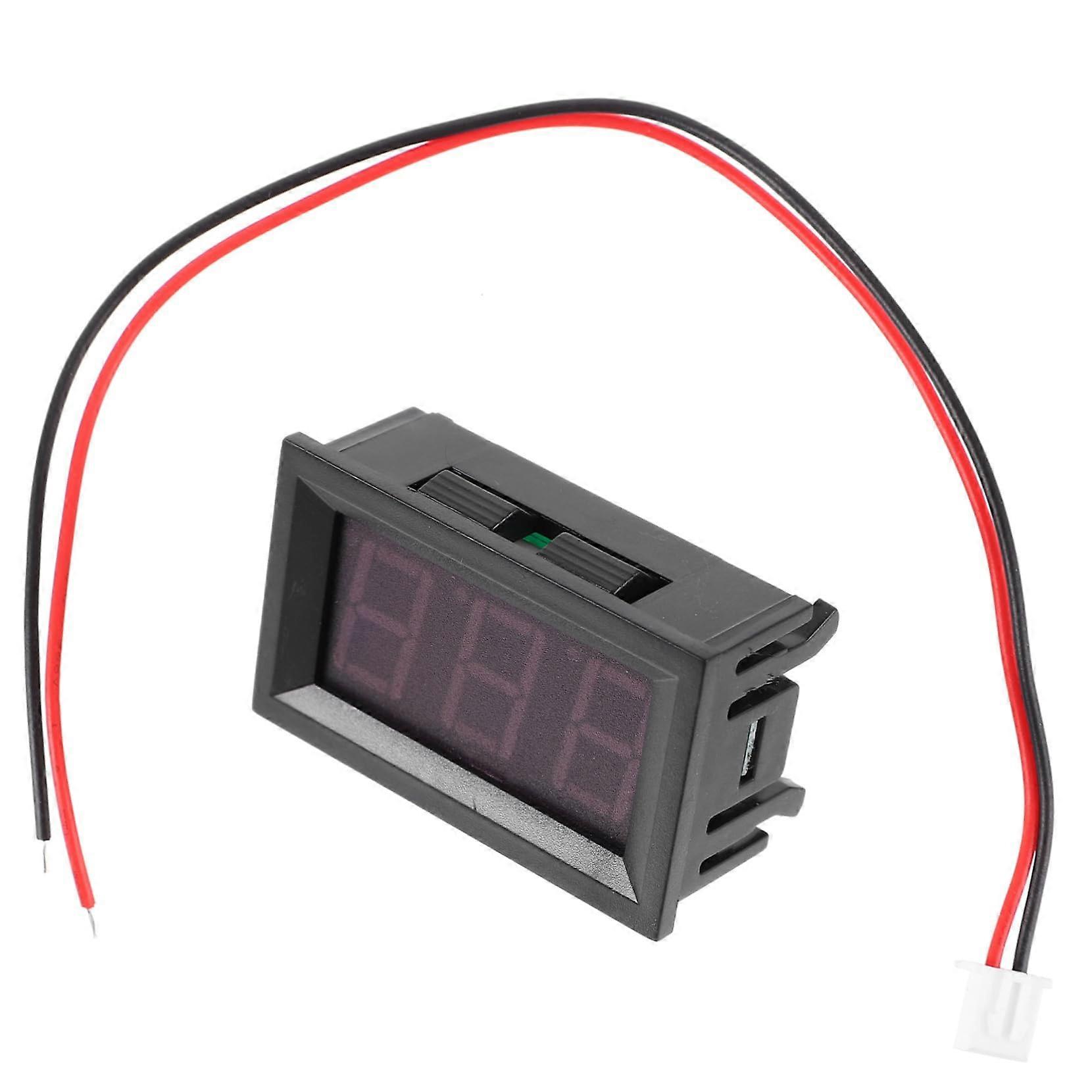 25-500V Voltage Meter Head LED Digital Display Mini 2-Wire for Accurate Voltage Measurement and Easy Installation
