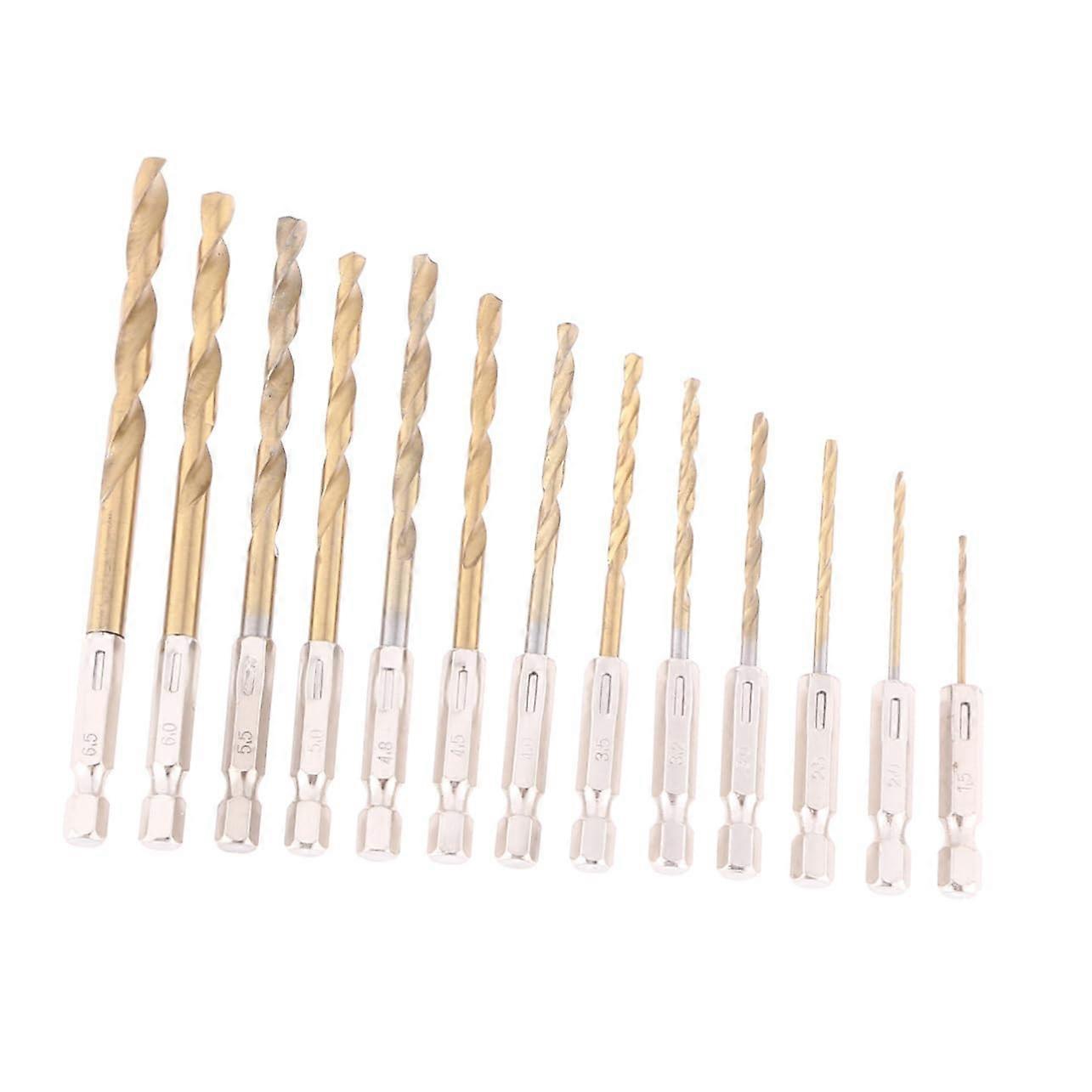 13 x Carbide Drill Bits for LeftHanded Step Drill Bit Made of Metal 5/32 Drill 3/16 Drill Stand Processing Drill HSS Drill Ladder Wind Charge