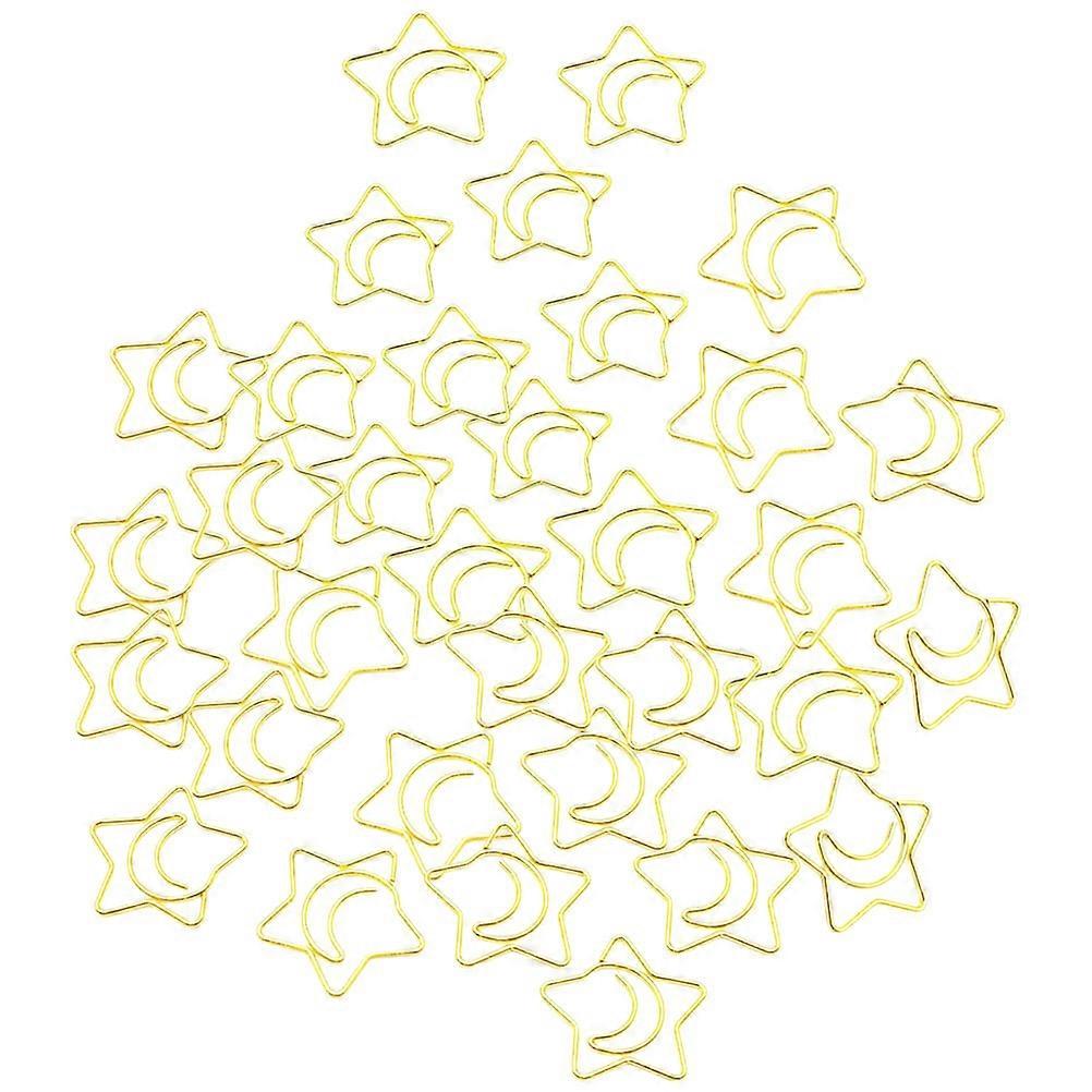 Golden Metal Clips for Clipping Photos Files Memos Notes Small Size Craft Office Use