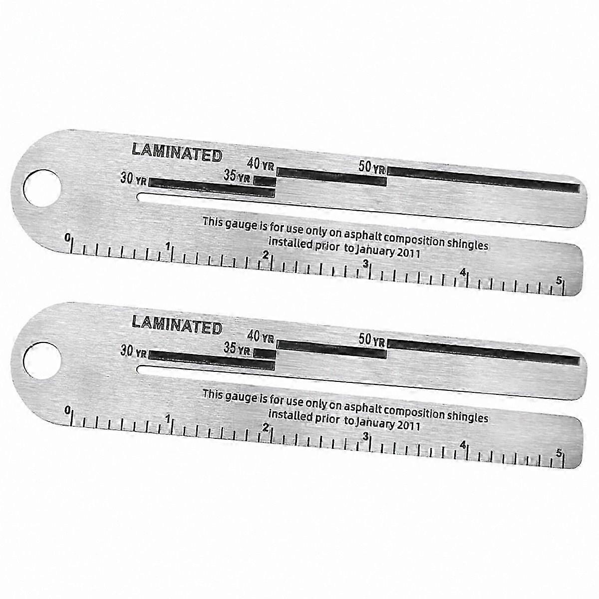 2-Pack Shingle Measuring Tool, Roof Pitch Gauge for Shingle Installation, Professional Equipment for Accurate Measurements